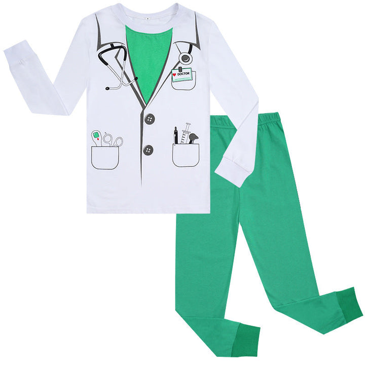 Little Boys Doctor Kids Halloween School Play Cosplay Party Costume